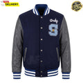 Andrew Clark Blue Varsity Jacket | Handmade Shermer High School Retro Letterman Jacket | 80's Bomber Baseball Coat | Vintage Cosplay Costume