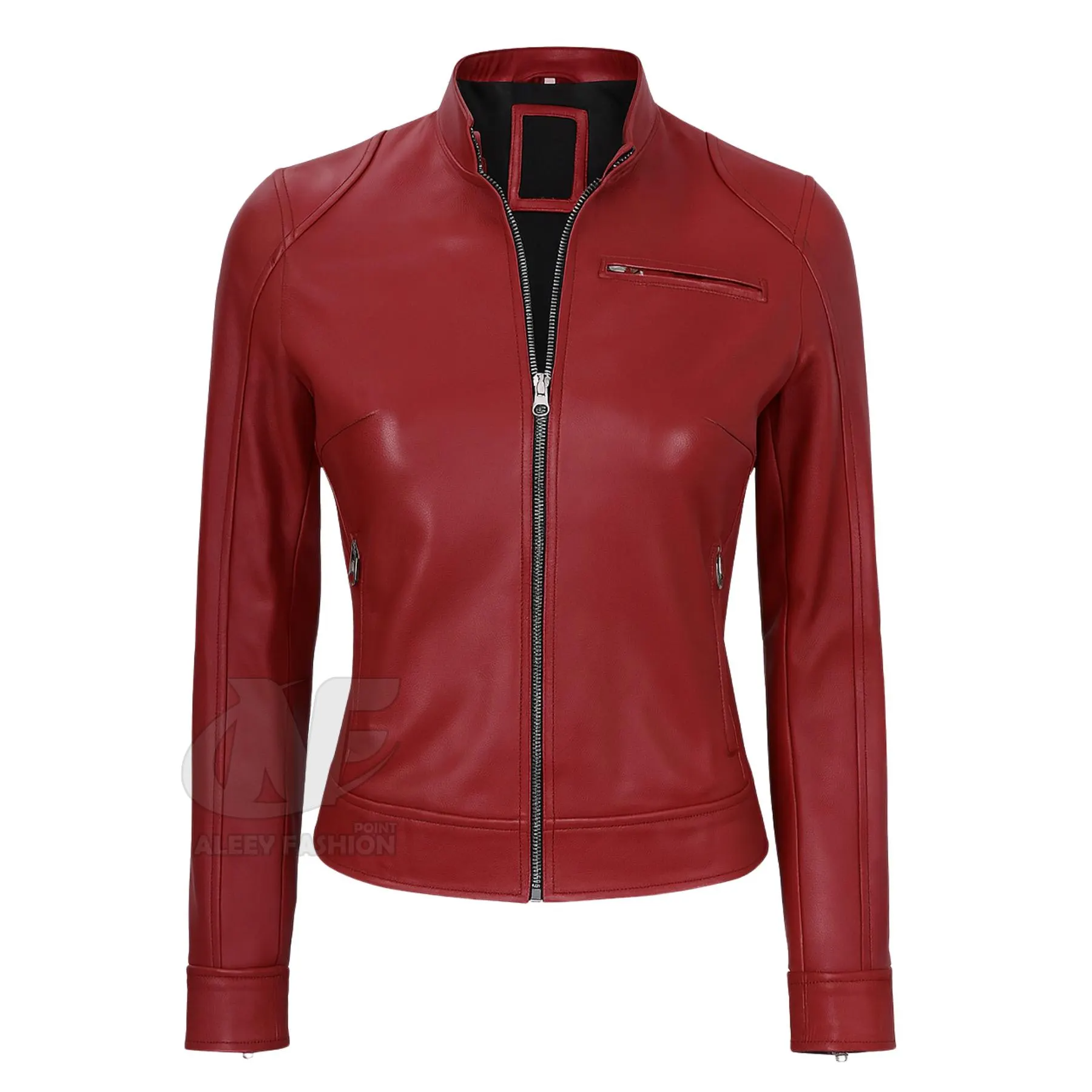 RE2 Claire Redfield Leather Biker Cosplay Jacket - Handmade Women's Gamer Style Coat | Gift for Her