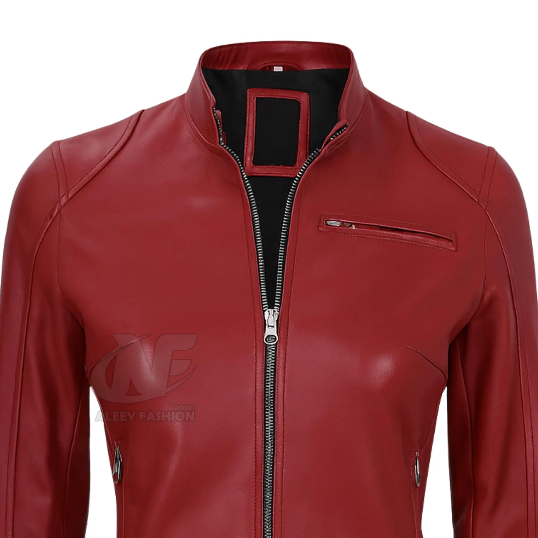 RE2 Claire Redfield Leather Biker Cosplay Jacket - Handmade Women's Gamer Style Coat | Gift for Her